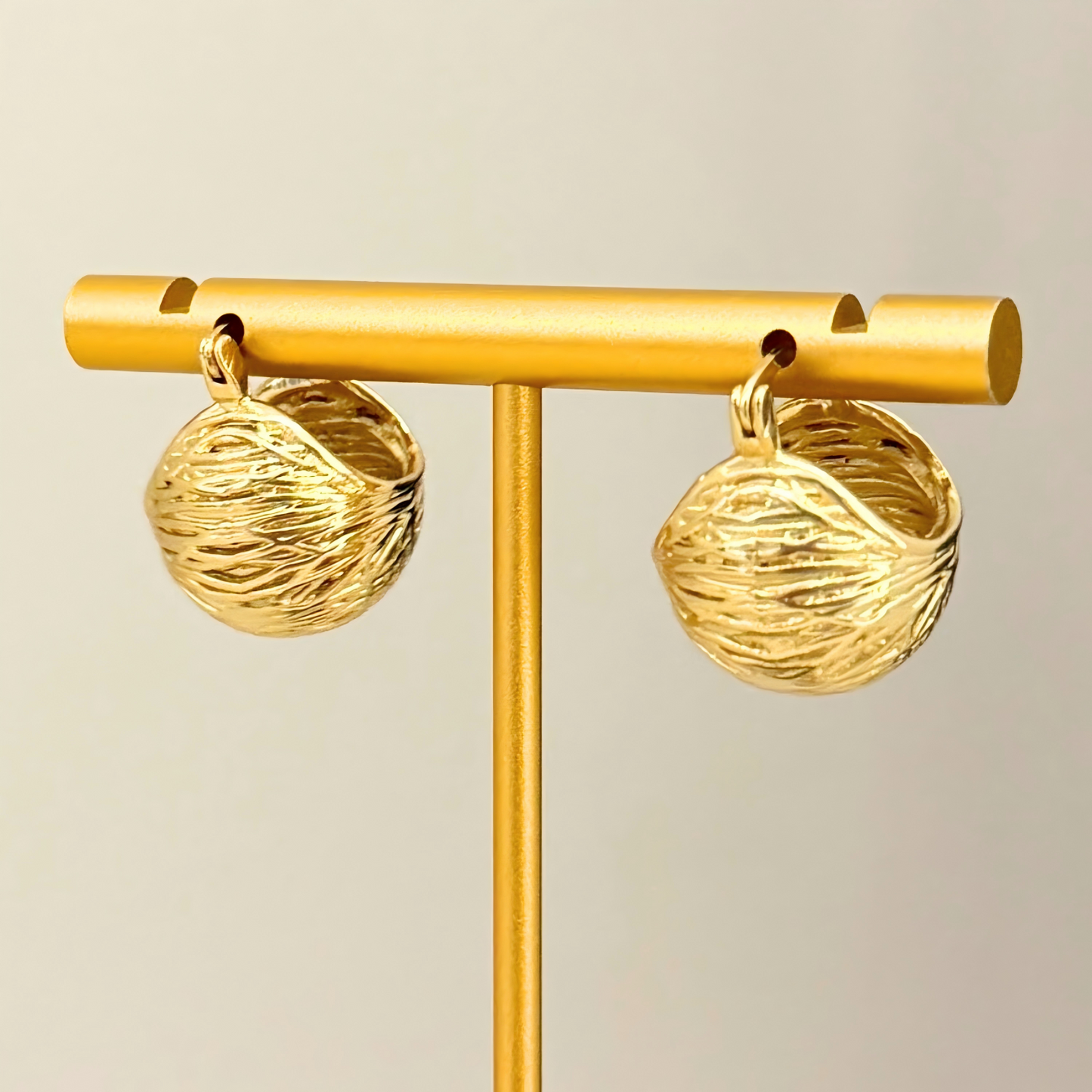 欧美个性金色镂空耳饰合金耳饰